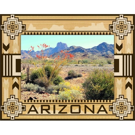 Arizona Laser Engraved Wood Picture Frame (5 x 7)