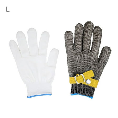 Gratying Anti-cutting Glove Safety Glove Stainless Steel Wire Hand Protector (yellow L) 1 Pc
Gratying Anti-cutting Glove Safety Glove Stainless Steel Wire Hand Protector (yellow L) 1 Pc