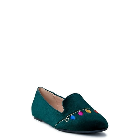 C. Wonder Women s Holiday Smoking Flats