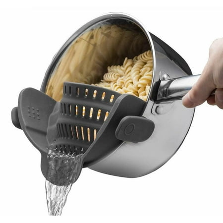 Strain Pot Strainer and Pasta Strainer Adjustable Silicone Clip On Strainer for Pots Pans and Bowls Kitchen Colander
Strain Pot Strainer and Pasta Strainer Adjustable Silicone Clip On Strainer for Pots Pans and Bowls Kitchen Colander