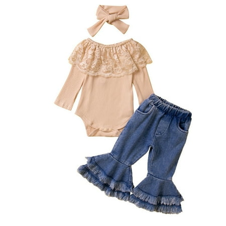Pimfylm Flare Pants Suit Outfits Babys Clothes Toddler Kids Baby Pants 2pcs Suit For Children A 100
Pimfylm Flare Pants Suit Outfits Babys Clothes Toddler Kids Baby Pants 2pcs Suit For Children A 100