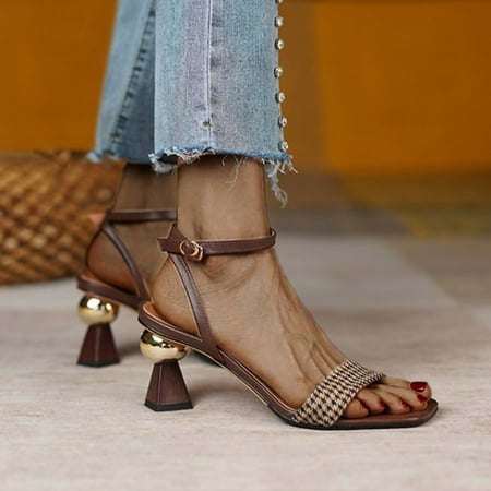 HIBRO Fashion Spring And Summer Women Sandals Chunky High Heels Open Toe Retro Roman Style
HIBRO Fashion Spring And Summer Women Sandals Chunky High Heels Open Toe Retro Roman Style