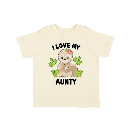 Inktastic Cute Sloth I Love My Aunty with Green Leaves Gift Toddler Boy or Toddler Girl T-Shirt
Inktastic Cute Sloth I Love My Aunty with Green Leaves Gift Toddler Boy or Toddler Girl T-Shirt