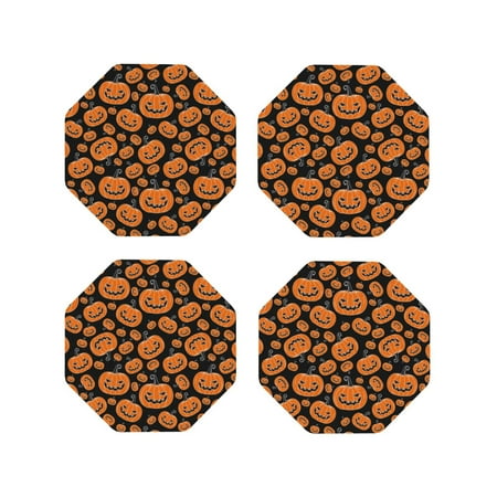 Honeii Halloween Pumpkins Print Leather Coaster Set of 4 Ideal for Safeguarding Your Furniture from Drinks Spills and Effortless Cleanup-Octagon
Honeii Halloween Pumpkins Print Leather Coaster Set of 4 Ideal for Safeguarding Your Furniture from Drinks Spills and Effortless Cleanup-Octagon