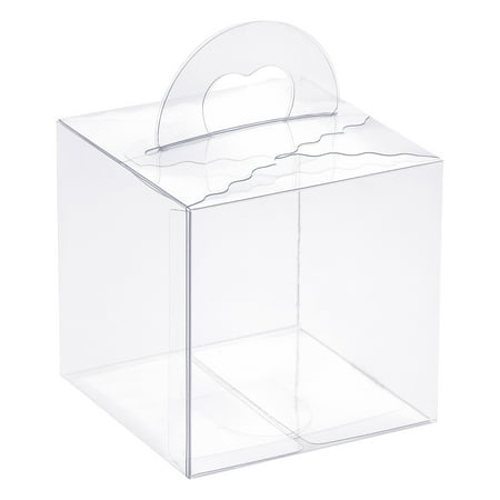 Uxcell Plastic Retail Boxes 70x70x70mm with Handle and Protecting Film Clear for Candy 10 Pack
Uxcell Plastic Retail Boxes 70x70x70mm with Handle and Protecting Film Clear for Candy 10 Pack