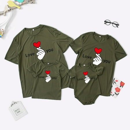 Mommy and Me Shirts Matching Family T Shirts Matching Sibling Outfits Gift for New Mom New Baby - Dark Green Baby Romper 9-12M
Mommy and Me Shirts Matching Family T Shirts Matching Sibling Outfits Gift for New Mom New Baby - Dark Green Baby Romper 9-12M
