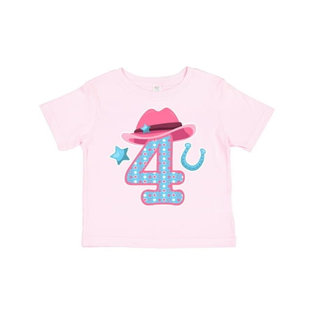Inktastic Four with Cowgirl Hat Star and Horseshoe Gift Toddler Toddler Girl T-Shirt
Inktastic Four with Cowgirl Hat Star and Horseshoe Gift Toddler Toddler Girl T-Shirt