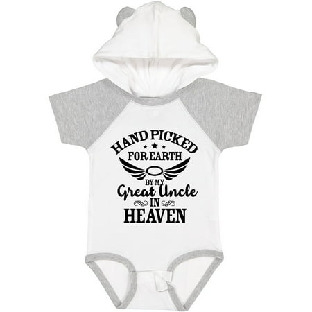 Inktastic Handpicked for Earth by My Great Uncle in Heaven Gift Baby Boy or Baby Girl Bodysuit
Inktastic Handpicked for Earth by My Great Uncle in Heaven Gift Baby Boy or Baby Girl Bodysuit