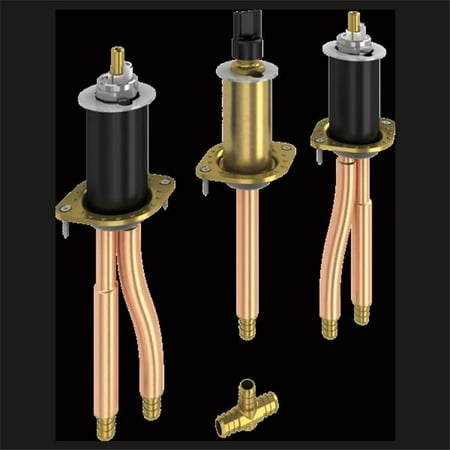 Flexible Classic Roman Tub Filler Rough in Valve with PEX Crimp Connection