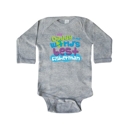 Inktastic Fishing Worlds Best Fisherman Daddy Gift Baby Boy or Baby Girl Long Sleeve Bodysuit
Inktastic Fishing Worlds Best Fisherman Daddy Gift Baby Boy or Baby Girl Long Sleeve Bodysuit
