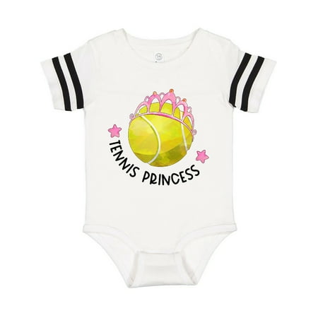 Inktastic Tennis Princess- Tiara Gift Baby Girl Bodysuit
