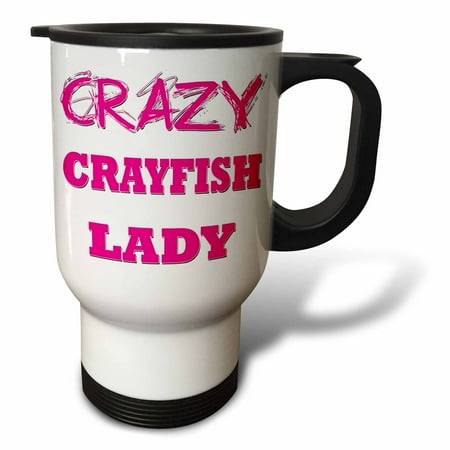 Crazy Crayfish Lady 14oz Stainless Steel Travel Mug tm-175003-1 
Crazy Crayfish Lady 14oz Stainless Steel Travel Mug tm-175003-1