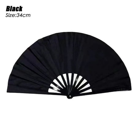 28/34cm Wedding Party Decor Dance Performance Hand Chinoiserie Gift Kung Fu Fan Folding Stage Fan Plastic Bone Fan Yoga Fan BLACK 34CM
28/34cm Wedding Party Decor Dance Performance Hand Chinoiserie Gift Kung Fu Fan Folding Stage Fan Plastic Bone Fan Yoga Fan BLACK 34CM
