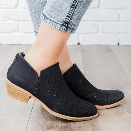 Cathalem Chunky Boots for Women Booties Summer And Autumn New Large Size Hollow Out Shoes For Women Low Heel Fashionable Women s Shoes Black 7
Cathalem Chunky Boots for Women Booties Summer And Autumn New Large Size Hollow Out Shoes For Women Low Heel Fashionable Women s Shoes Black 7