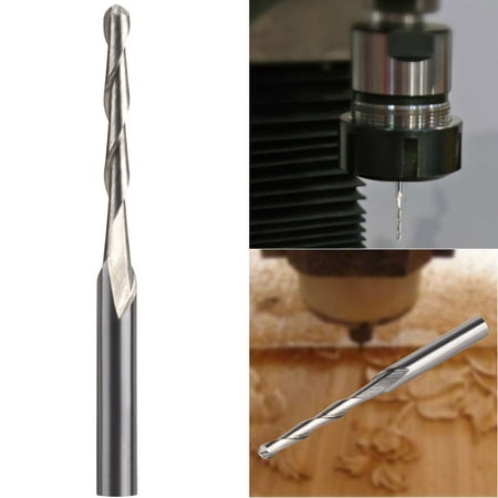 Doolland 1PC 3.175MM Solid Carbide 2mm Dia Spiral 2 Flutes Ball Nose End Mill CNC Engraving Bit 
Doolland 1PC 3.175MM Solid Carbide 2mm Dia Spiral 2 Flutes Ball Nose End Mill CNC Engraving Bit