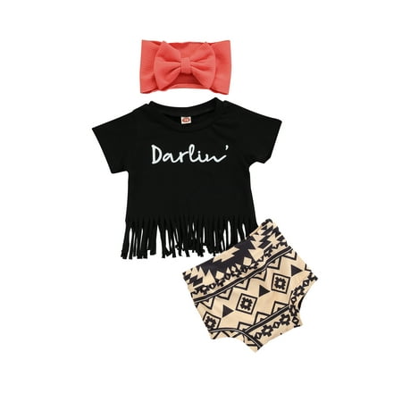 Jkerther Western Baby Girl Clothes Cow Print Short Sleeve Tassel Tshirt Floral Shorts Headband Set Boho Summer Clothes
Jkerther Western Baby Girl Clothes Cow Print Short Sleeve Tassel Tshirt Floral Shorts Headband Set Boho Summer Clothes