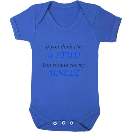 If Think I M A Stud Should See My Uncle Baby Bodysuit One Piece Royal Blue 6 Months
If Think I M A Stud Should See My Uncle Baby Bodysuit One Piece Royal Blue 6 Months