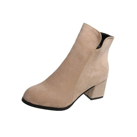 Womens Ankle Booties Low Heels Chunky Comfortable Faux Suede Short Ankle Boots Vintage Round Toe Chelsea Boots Shoes with Side Zipper
Womens Ankle Booties Low Heels Chunky Comfortable Faux Suede Short Ankle Boots Vintage Round Toe Chelsea Boots Shoes with Side Zipper