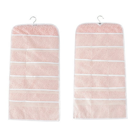 Bag Organizer Storage Bag Small Storage Bags Non-woven Double-sided Storage Bag Washable Wardrobe Multi-pocket Bra Hanging Bag Door Rear Socks Storage Bag 12+18 Pink
Bag Organizer Storage Bag Small Storage Bags Non-woven Double-sided Storage Bag Washable Wardrobe Multi-pocket Bra Hanging Bag Door Rear Socks Storage Bag 12+18 Pink