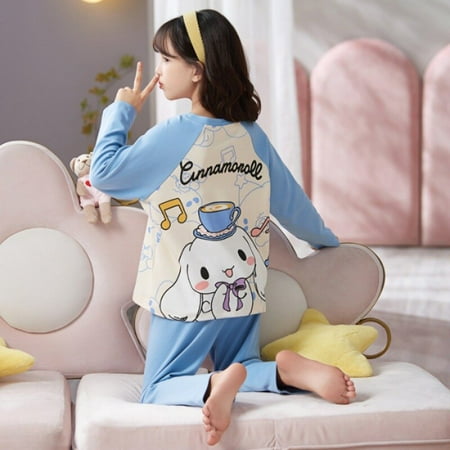 Y2k Kawaii My Melody autumn Pajamas Anime Cinnamoroll Girl Sleepwear Long Sleeve set Sanrio Kids Homewear girl children clothing
Y2k Kawaii My Melody autumn Pajamas Anime Cinnamoroll Girl Sleepwear Long Sleeve set Sanrio Kids Homewear girl children clothing