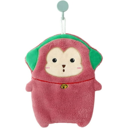 Coral Velvet Hand Towel With Hanging Loop Cartoon Animal Absorbent Hand Towel For Kids-Red
Coral Velvet Hand Towel With Hanging Loop Cartoon Animal Absorbent Hand Towel For Kids-Red