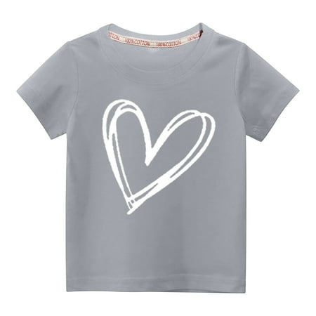 GERsome Unisex Infant Baby Crew Neck T-Shirt Toddler Short Sleeve Heart Tees Shirts for Boys Girls
GERsome Unisex Infant Baby Crew Neck T-Shirt Toddler Short Sleeve Heart Tees Shirts for Boys Girls