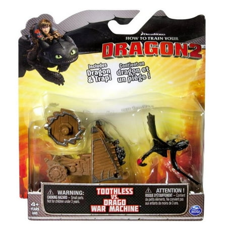 How to Train Your Dragon 2 Toothless vs Drago War Machine Action Figure 2-Pack