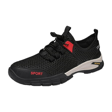Rrunsv Mens Sport Shoes Mens Walking Sneakers Lightweight Breathable Running Shoes for Black 42
Rrunsv Mens Sport Shoes Mens Walking Sneakers Lightweight Breathable Running Shoes for Black 42