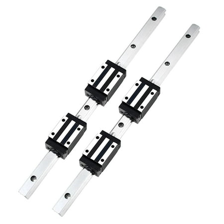 

2Pcs Linear Rail HGR20-1000mm + 4PCS HGH20CA Bearing Block CNC Kit for DIY CNC Routers Lathes Mills