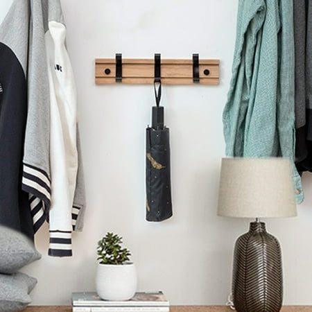 JUHigh Wall Mounted Wall Hanger Adjustable Spacing Bamboo Minimalist Design Hanger with 3 Hooks Household Supplies
JUHigh Wall Mounted Wall Hanger Adjustable Spacing Bamboo Minimalist Design Hanger with 3 Hooks Household Supplies