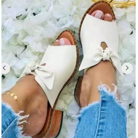 Voncos Summer Slippers for Women- Summer Thick Sole Middle Heel Slippers Comfortable Shoes Butterfly Buckle Sandals Clearance Shoes White 7.5
Voncos Summer Slippers for Women- Summer Thick Sole Middle Heel Slippers Comfortable Shoes Butterfly Buckle Sandals Clearance Shoes White 7.5