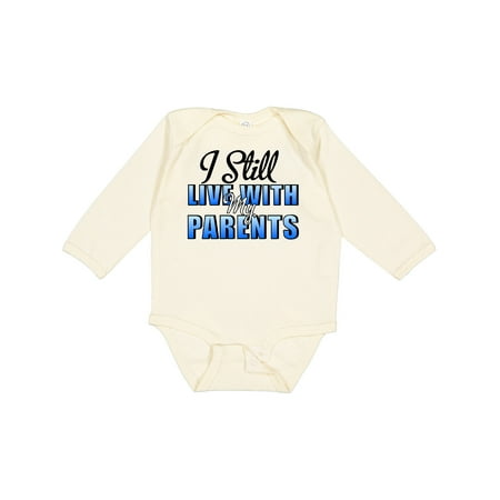 Inktastic I Still Live with My Parents Baby Funny Gift Baby Boy or Baby Girl Long Sleeve Bodysuit
Inktastic I Still Live with My Parents Baby Funny Gift Baby Boy or Baby Girl Long Sleeve Bodysuit