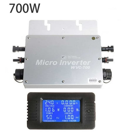 GLFILL 600W/700W Solar Grid Tie Inverterr 220V Waterproof Solar Power Wvc Mppt Silver
GLFILL 600W/700W Solar Grid Tie Inverterr 220V Waterproof Solar Power Wvc Mppt Silver