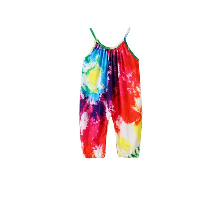 Xingqing Toddle Sleeveless Jumpsuit with Tie-dye Pattern Printing Elastic Closure Summer Clothing
Xingqing Toddle Sleeveless Jumpsuit with Tie-dye Pattern Printing Elastic Closure Summer Clothing