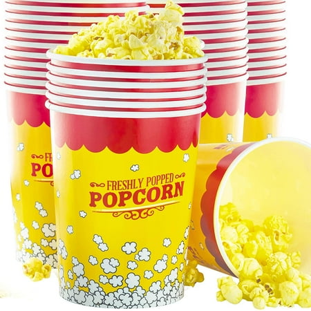 Avant Grub 32 oz. Disposable Stackable Paper Popcorn Buckets 25 Pk.