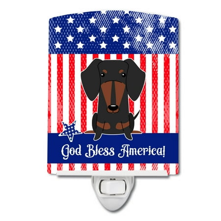 Caroline s Treasures BB3127CNL PatrioticDachshund Black Tan Ceramic Night Light 6x4x3 multicolor
Caroline s Treasures BB3127CNL PatrioticDachshund Black Tan Ceramic Night Light 6x4x3 multicolor
