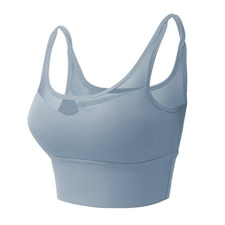 Sports Underwear High Strength Shockproof Mesh Fast Drying Running Fitness Bra Training Sports Bra Blue A S
Sports Underwear High Strength Shockproof Mesh Fast Drying Running Fitness Bra Training Sports Bra Blue A S