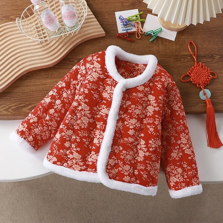 Toddler Girls Coats & Jackets Autumn Winter Year Long Sleeve Warm Flower Prints Girls Outdoor Jackets & Outerwear Daily-Wear
Toddler Girls Coats & Jackets Autumn Winter Year Long Sleeve Warm Flower Prints Girls Outdoor Jackets & Outerwear Daily-Wear