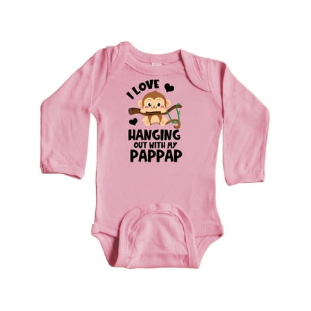 Inktastic Monkey I Love Hanging out with My Pappap Gift Baby Boy or Baby Girl Long Sleeve Bodysuit
Inktastic Monkey I Love Hanging out with My Pappap Gift Baby Boy or Baby Girl Long Sleeve Bodysuit