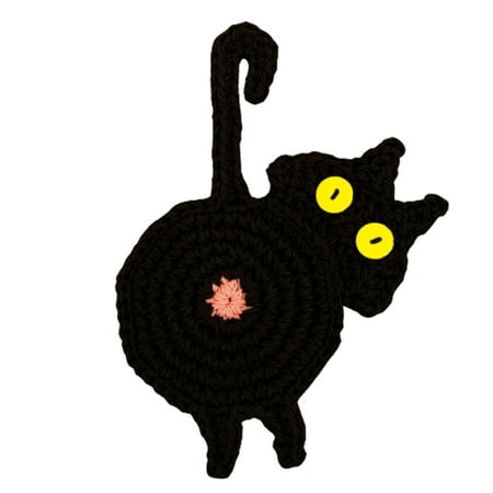 Farfi Funny Coaster High Temperature Resistant Easy to Clean Reused Various Styles Wear-resistant Heat Insulation Cloth Cat Butt Coaster Pad Household Supplies (Black)
Farfi Funny Coaster High Temperature Resistant Easy to Clean Reused Various Styles Wear-resistant Heat Insulation Cloth Cat Butt Coaster Pad Household Supplies (Black)