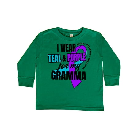 Inktastic Suicide Prevention I Wear Teal and Purple for My Gramma Gift Toddler Boy or Toddler Girl Long Sleeve T-Shirt
Inktastic Suicide Prevention I Wear Teal and Purple for My Gramma Gift Toddler Boy or Toddler Girl Long Sleeve T-Shirt