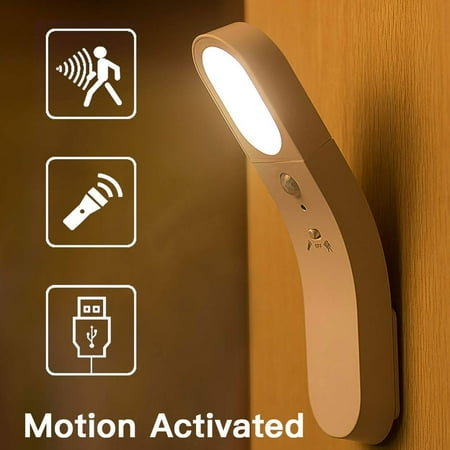 Motion Sensor LED Night Light USB Rechargeable Bedside Lamp Wall Light for Bedroom Stairs
Motion Sensor LED Night Light USB Rechargeable Bedside Lamp Wall Light for Bedroom Stairs