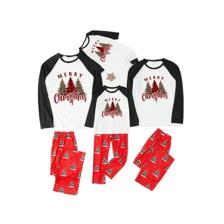 Binpure Family Matching Pajamas Christmas Tree Letters Print Raglan Long Sleeve Tops and Casual Pants Sleepwear
Binpure Family Matching Pajamas Christmas Tree Letters Print Raglan Long Sleeve Tops and Casual Pants Sleepwear