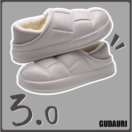 GUDAURI Women s Cotton Slippers Flats Shoes Closed Back Slipper Household ,EVA Waterproof Non Slip Thick Bottom Fleece Warm Cotton Slippers-Gray
GUDAURI Women s Cotton Slippers Flats Shoes Closed Back Slipper Household ,EVA Waterproof Non Slip Thick Bottom Fleece Warm Cotton Slippers-Gray