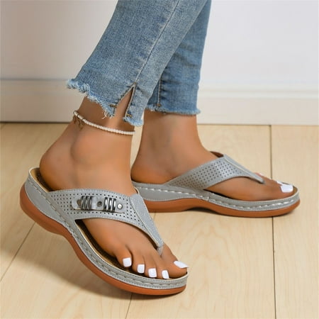 Women s Comfortable Orthopedic Sandals Dressy Casual Summer Walking Orthotic Slides Thong Flip Flops
Women s Comfortable Orthopedic Sandals Dressy Casual Summer Walking Orthotic Slides Thong Flip Flops