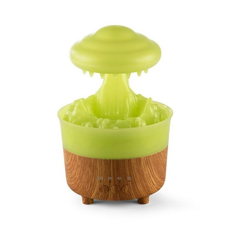 LED 7 Color Rain Humidifier Aroma Essential Oil Diffuser for Sleeping Relaxing Green
LED 7 Color Rain Humidifier Aroma Essential Oil Diffuser for Sleeping Relaxing Green