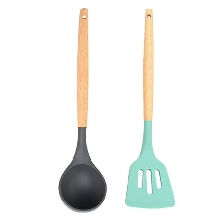 2 Wood and Silicone Cooking Utensil Set Non-Stick and Heat Resistant Kitchen Utensil Set Kitchen Tools
2 Wood and Silicone Cooking Utensil Set Non-Stick and Heat Resistant Kitchen Utensil Set Kitchen Tools
