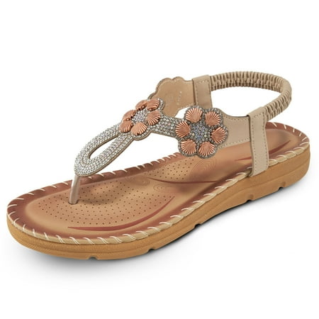 Womens Flat Sandals Bohemian Summer Beach Flip Flops Thong Shoes 
Womens Flat Sandals Bohemian Summer Beach Flip Flops Thong Shoes