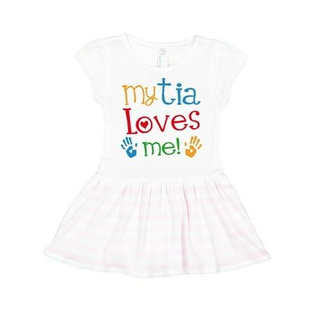 Inktastic My Tia Loves Me Gift Gift Toddler Girl Dress
Inktastic My Tia Loves Me Gift Gift Toddler Girl Dress