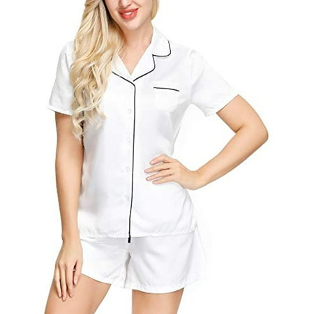 INK + IVY Women s Woven Satin Short Sleeve Notch Collar and Sleep Short Set 2pc.
INK + IVY Women s Woven Satin Short Sleeve Notch Collar and Sleep Short Set 2pc.